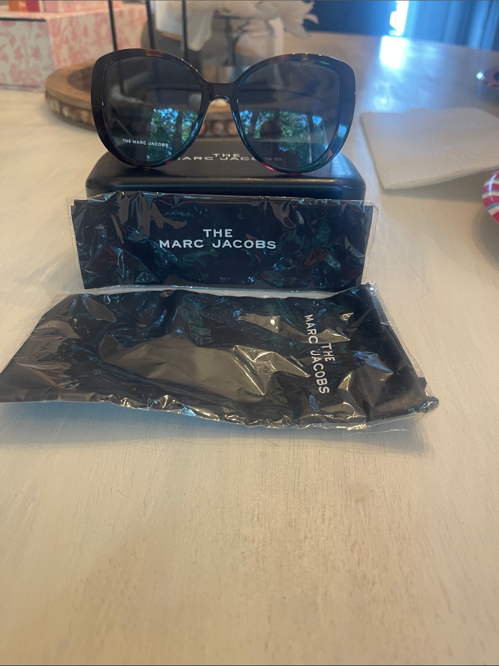 The Marc Jacobs Oversized Tortoise Cat-Eye Sunglasses
